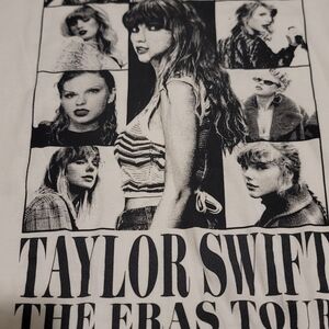 Taylor Swift The Eras Tour Women's Graphic Tee - Black and White